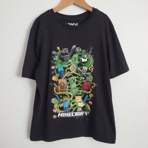 Kids Minecraft Graphic T-Shirt Size Large